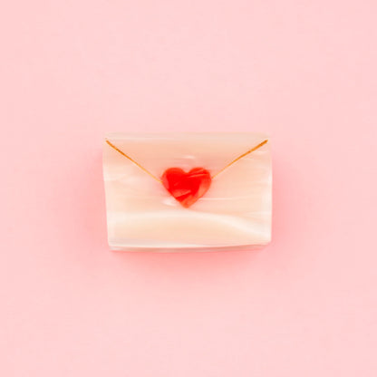 Minipinza para el pelo - Carta de amor 💌💗