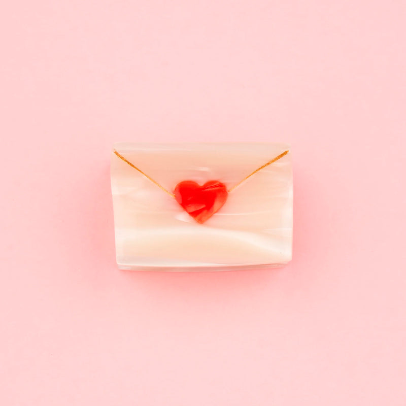 Minipinza para el pelo - Carta de amor 💌💗