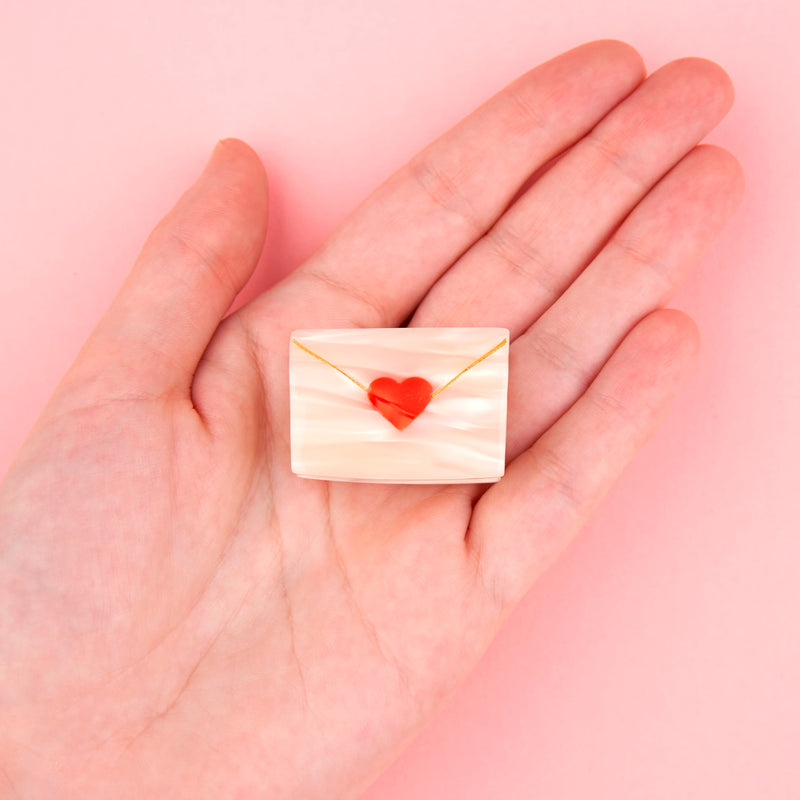 Minipinza para el pelo - Carta de amor 💌💗