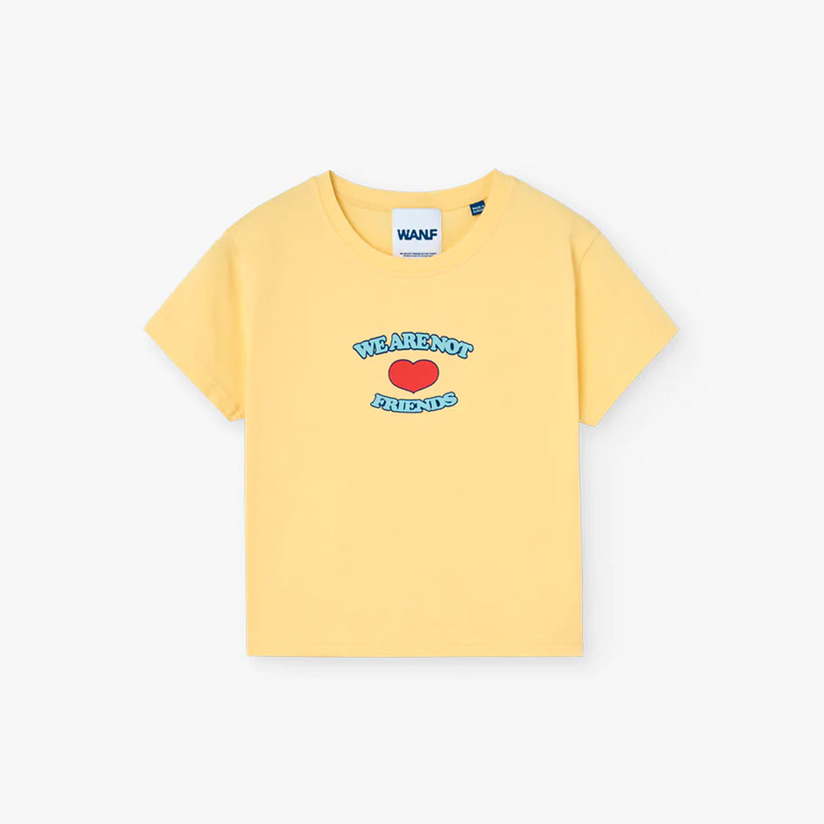 Camiseta Crop We Are Not Friends - Love Sunny