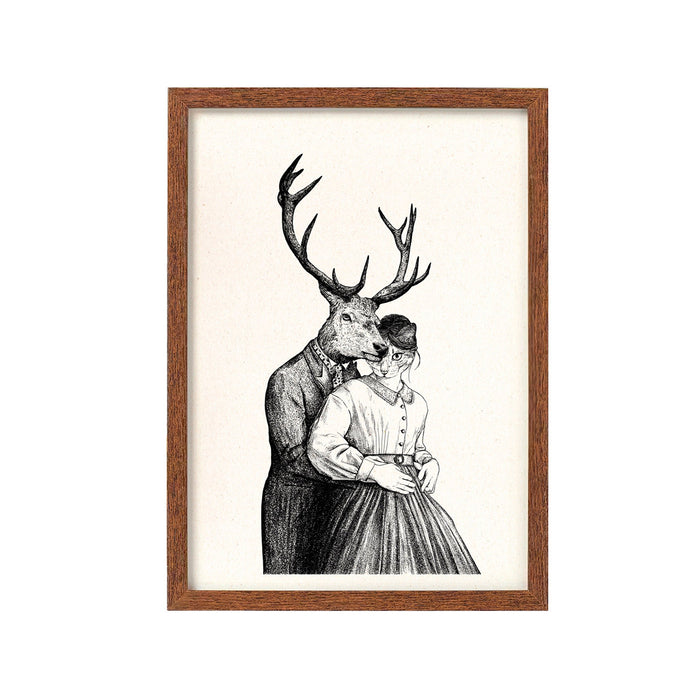 Print de Laura Agustí  A4 - "Lovers"