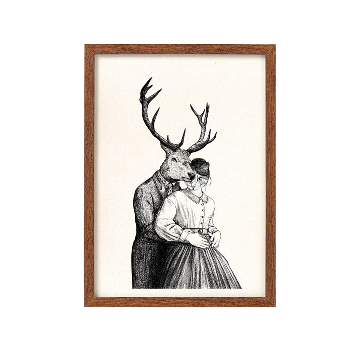 Print de Laura Agustí  A5 - "Lovers"