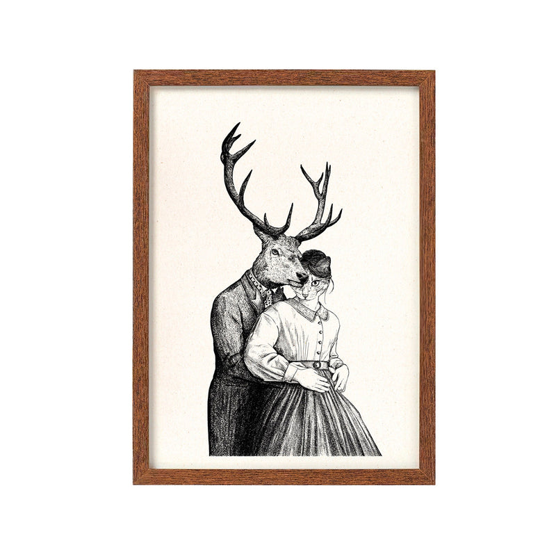 Print de Laura Agustí  A5 - "Lovers"