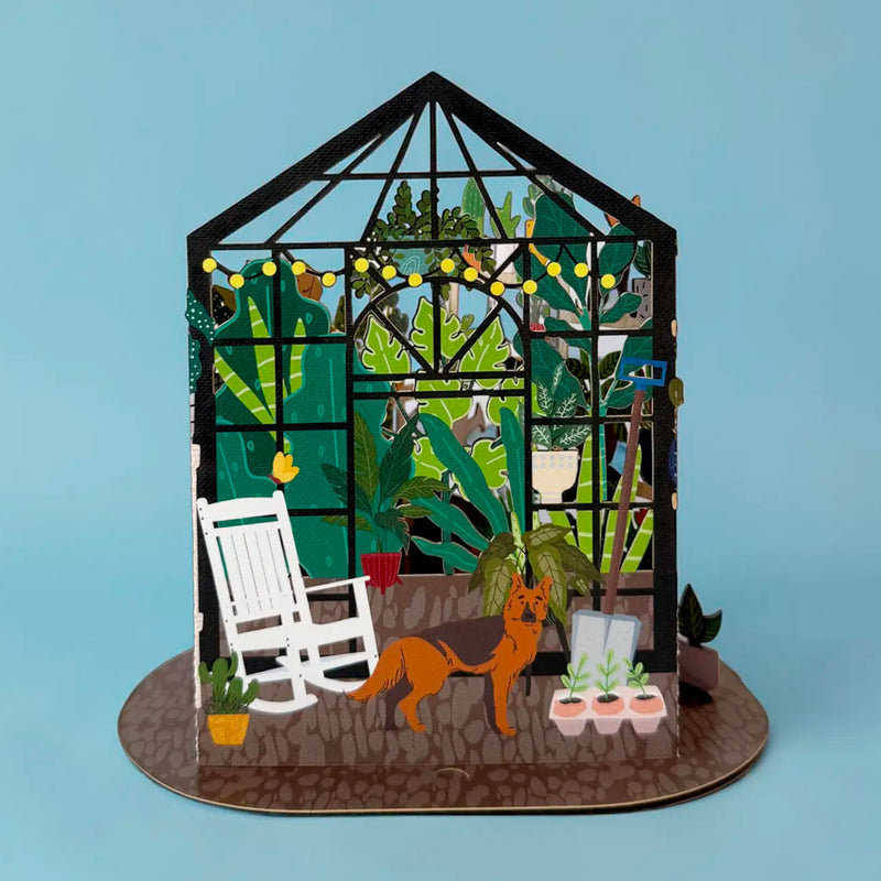Postal 3D - Pop-up Perros Botánicos 🐶🌿