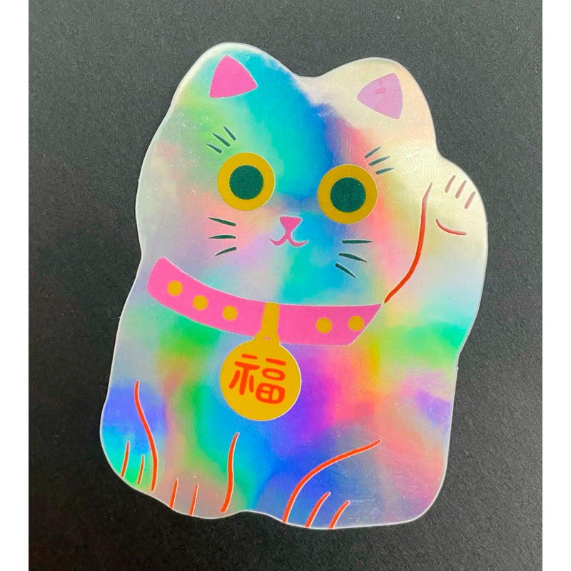 Pegatina - "Lucky Cat" 🐱🍀