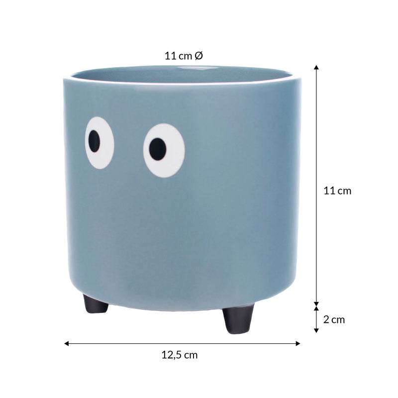 Macetero - Ojos Azul 👀