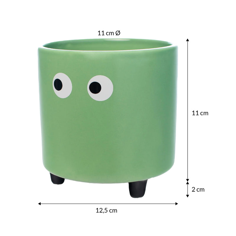 Macetero - Ojos Verde 👀
