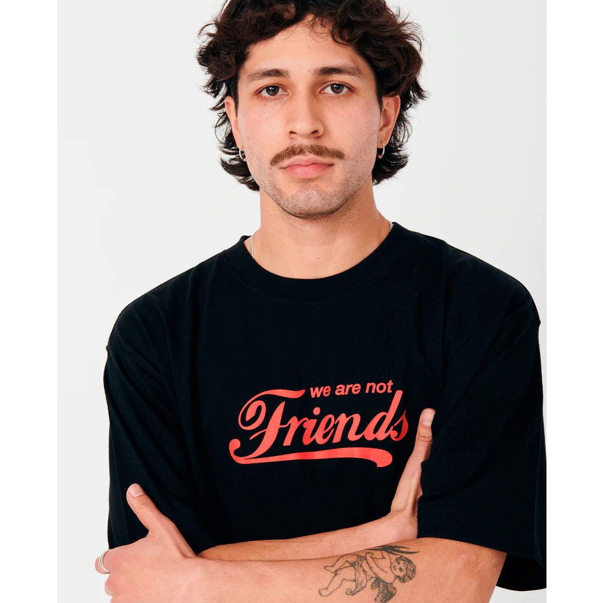 Camiseta We Are Not Friends - Major Friends Boxy