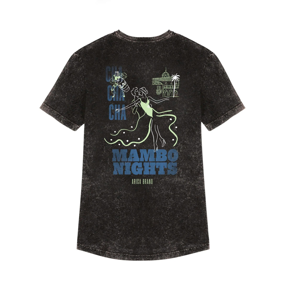 Camiseta Arica Brand - Mambo Nights Black 💃
