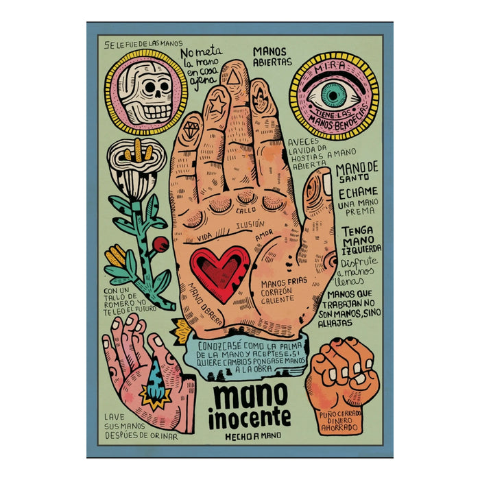 Print de Asís Percales A3 - "Mano Inocente" 🖐🏼