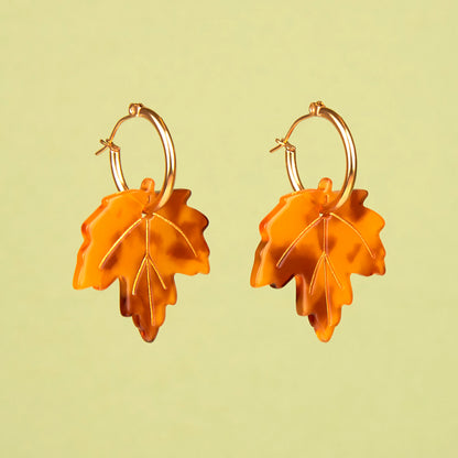 Pendientes - Hoja de arce 🍁