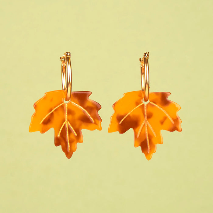 Pendientes - Hoja de arce 🍁