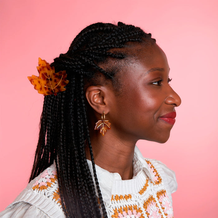 Pinza para el pelo - Hoja de arce 🍁