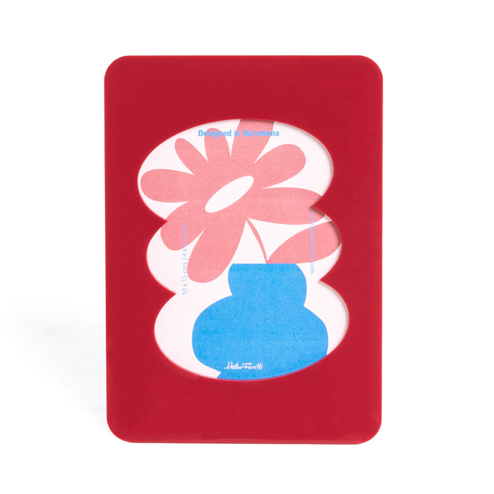 Marco de Fotos - Contraste Burdeos