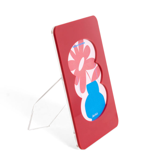 Marco de Fotos - Contraste Burdeos