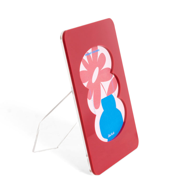 Marco de Fotos - Contraste Burdeos