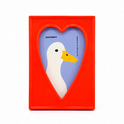 Marco de Fotos - Corazón Rojo