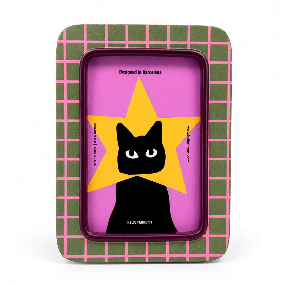 Marco de Fotos - Gato Superstar Stripe