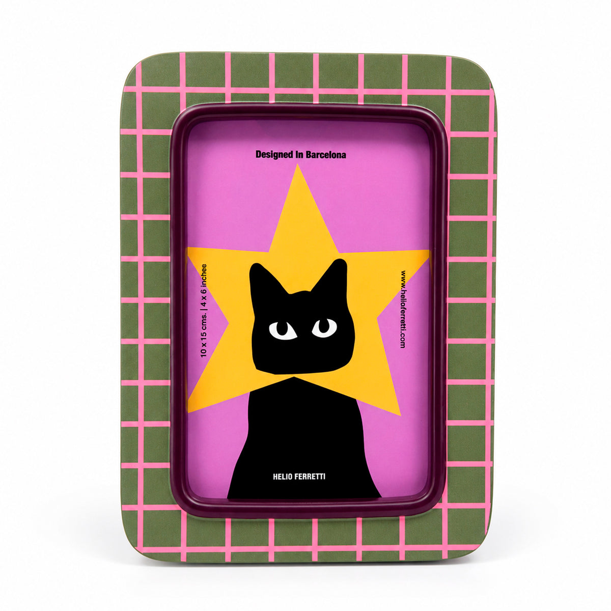 Marco de Fotos - Gato Superstar Stripe