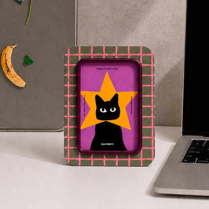 Marco de Fotos - Gato Superstar Stripe