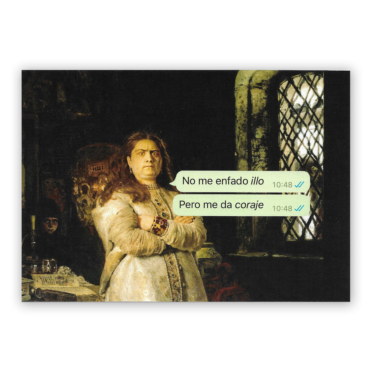 Print de La última croqueta A5 - "Me Da Coraje"