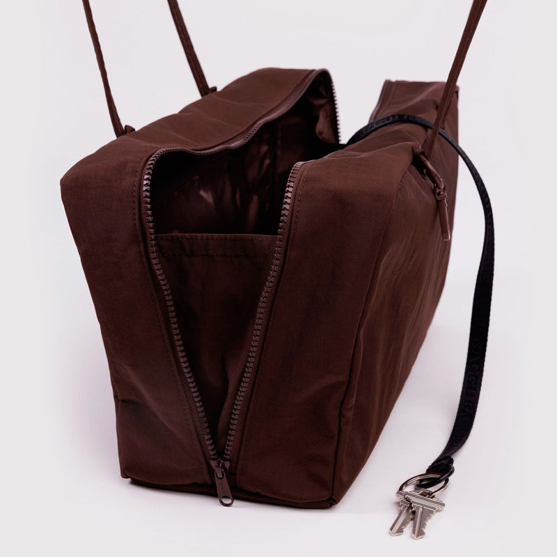 Bolso Mediano Bowler Baggu - Coffee