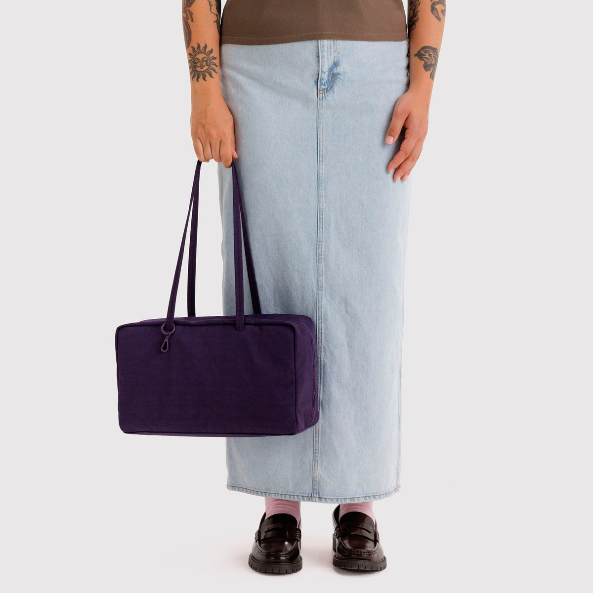 Bolso Mediano Bowler Baggu - Fig