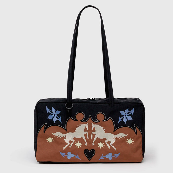 Bolso Mediano Bowler Baggu - Western Appliqué