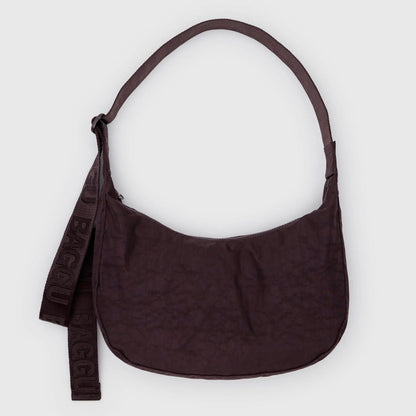 Bolso media luna Baggu - Chocolate Plum