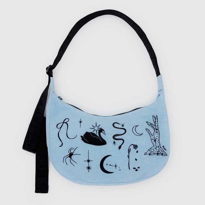 Bolso media luna Baggu - Embroidered Ballet Icons