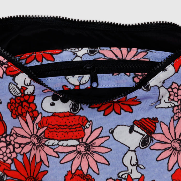 Bolso media luna Baggu - Floral Snoopy