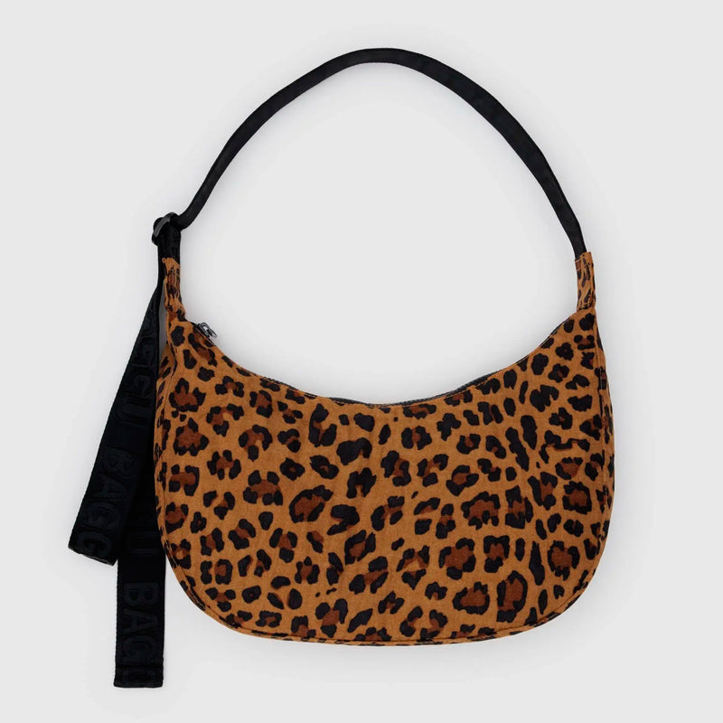 Bolso media luna Baggu - Leopard