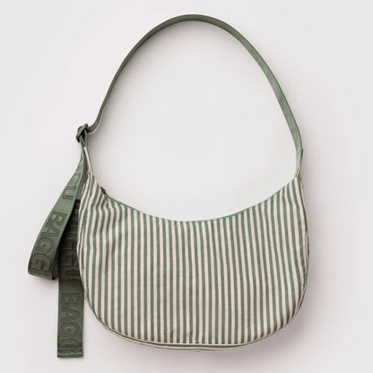 Bolso media luna Baggu - Sage Stripe