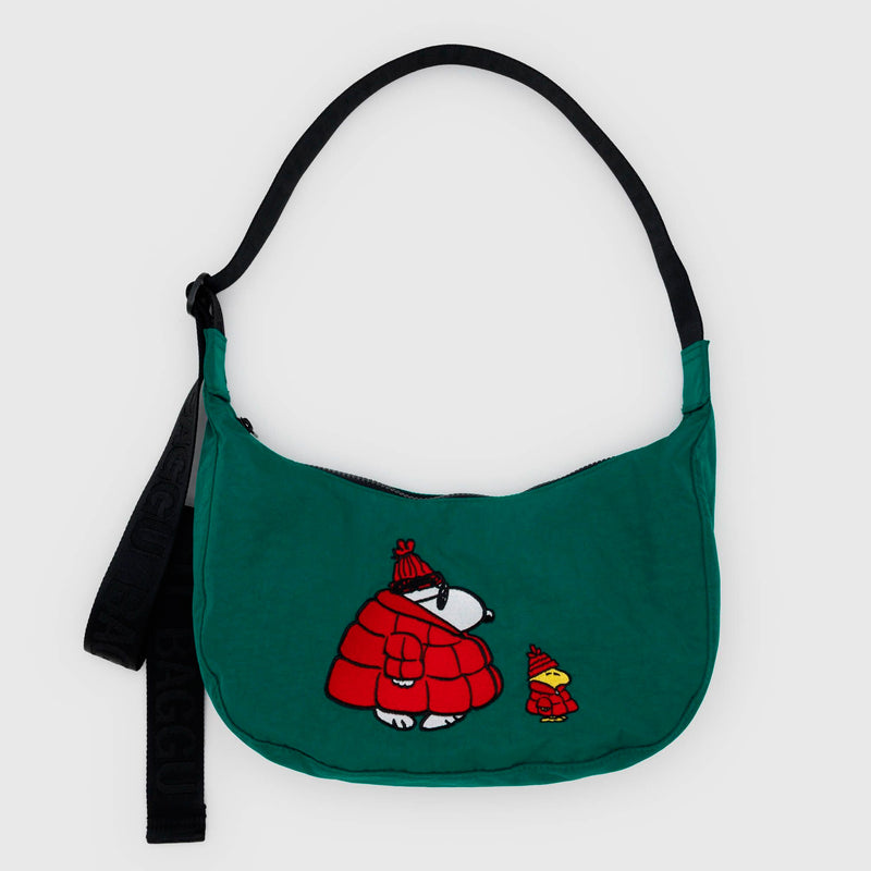 Bolso media luna Baggu - Snoopy & Woodstock