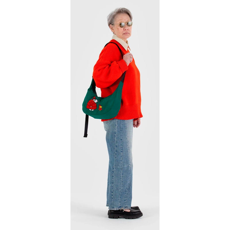 Bolso media luna Baggu - Snoopy & Woodstock