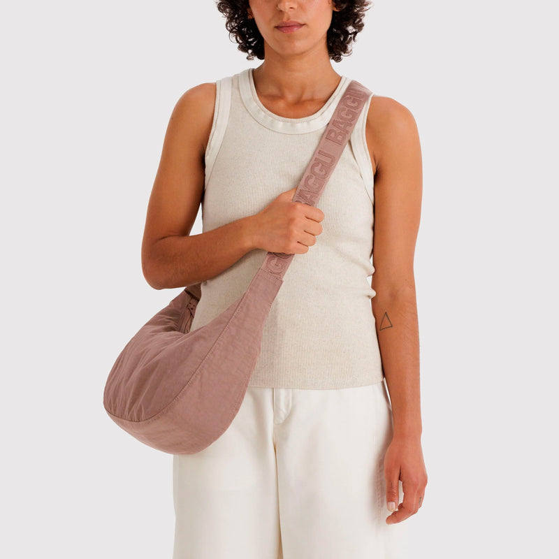 Bolso media luna Baggu - Toasted Almond