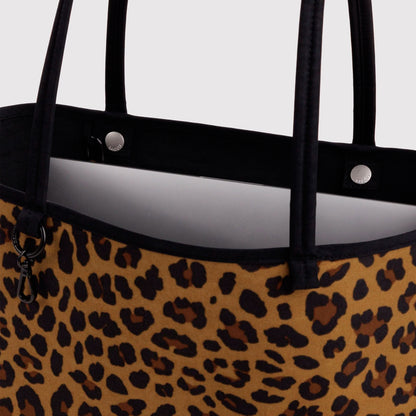 Bolso Tote Reversible Mediano Baggu - Leopard Mix