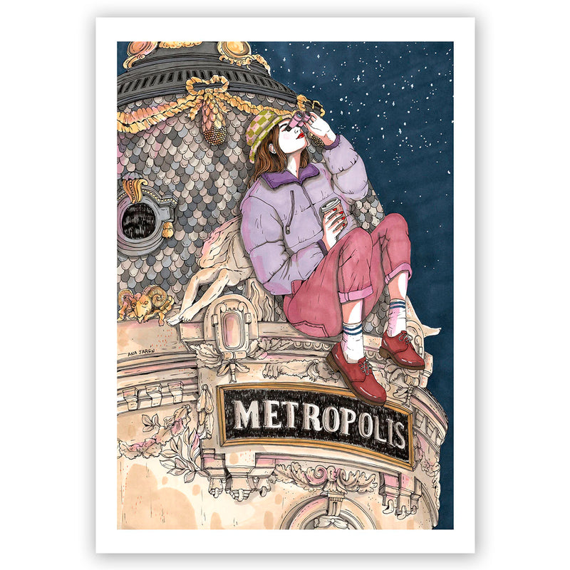 Print de Ana Jarén A3 - "Metropolis"