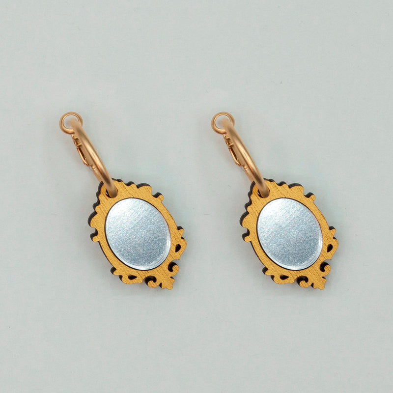 Pendientes de aro Materia Rica - Mini Mirror