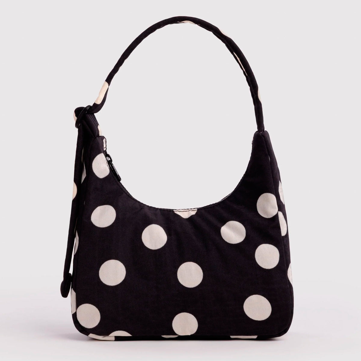 Bolso Mini Baggu - Black and Cream Polka Dot