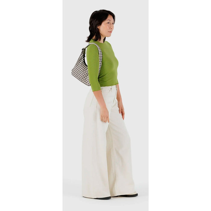 Bolso Mini Baggu - Black & White Gingham