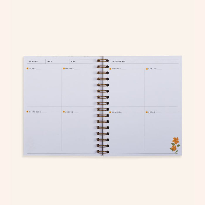 Mini Planner Semanal - "Crece y florece"