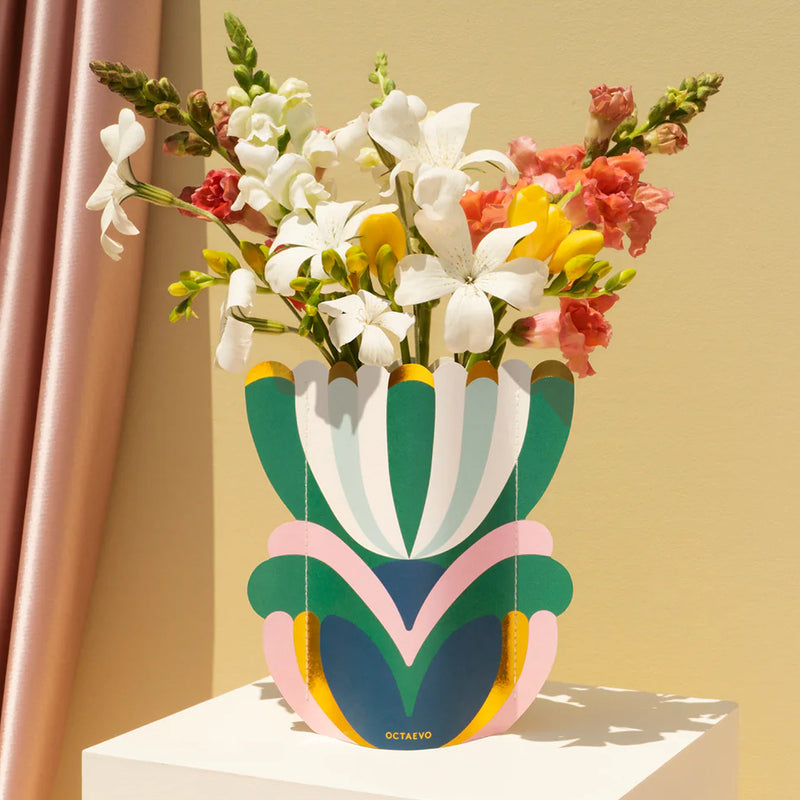 Jarrón Mini de papel Octaevo - Elysia