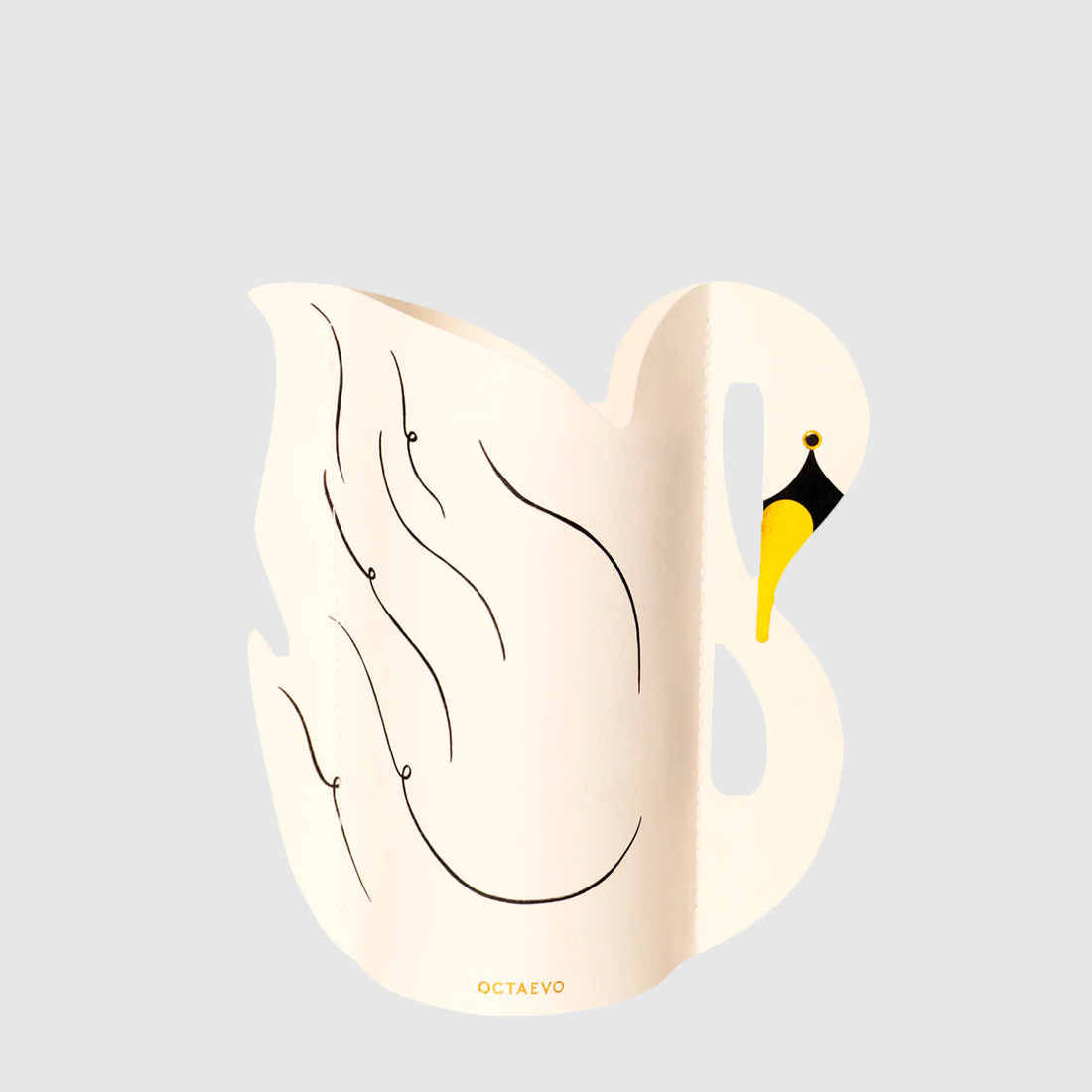 Jarrón Mini de papel Octaevo - Swan 🦢