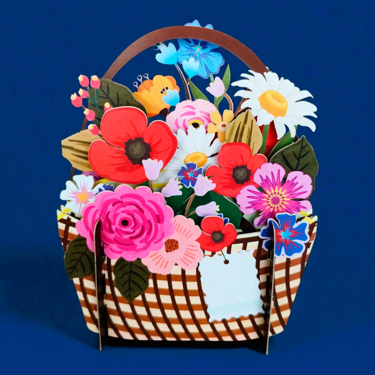 Postal 3D - Miniature World Cesta de Flores 💐