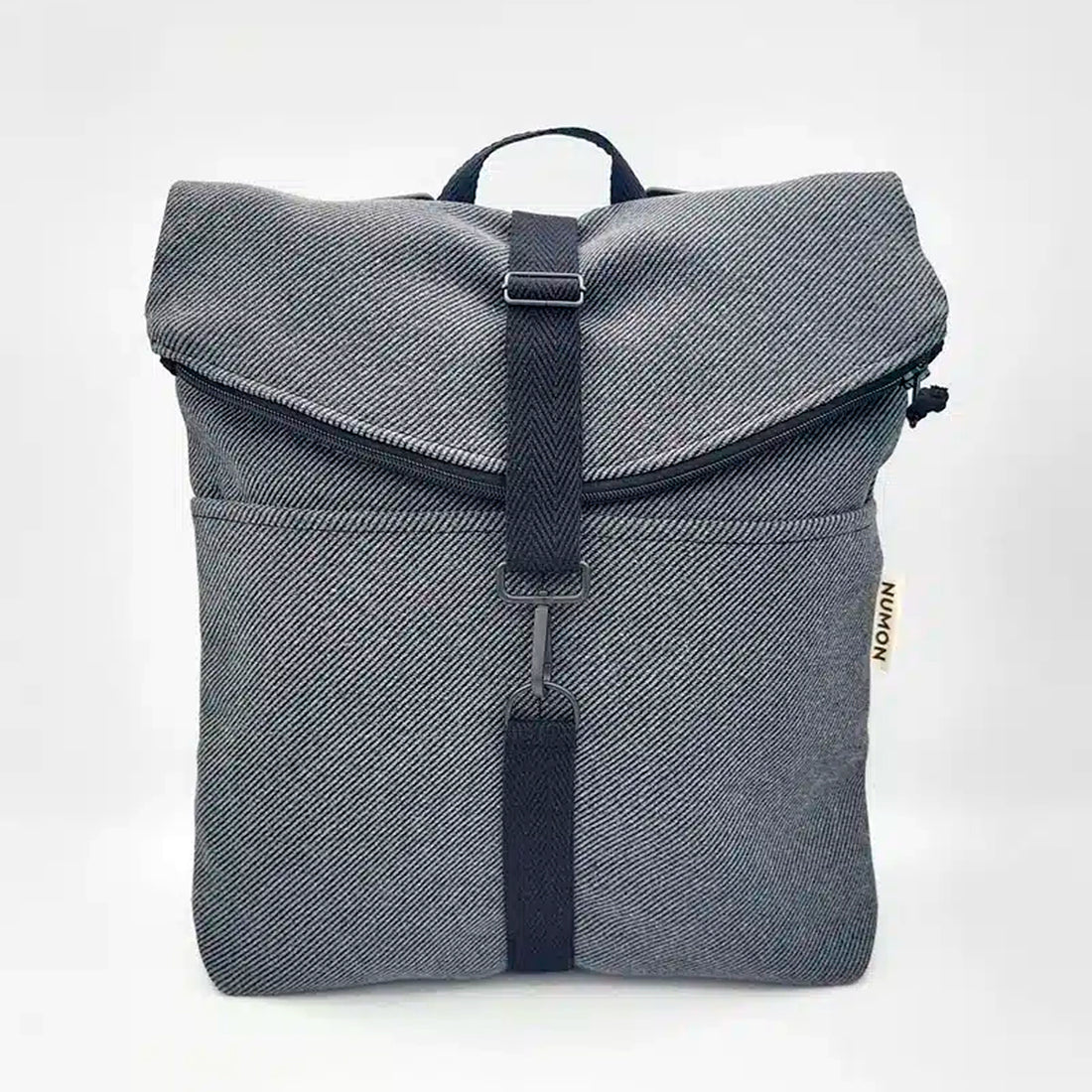 Mochila Numon - Iconic Rayas Gris