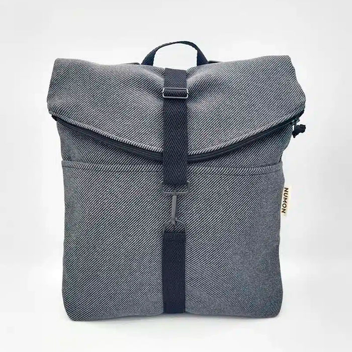 Mochila Numon - Iconic Rayas Gris