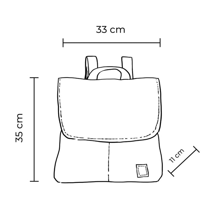 Mochila Numon - Solapa Fiori