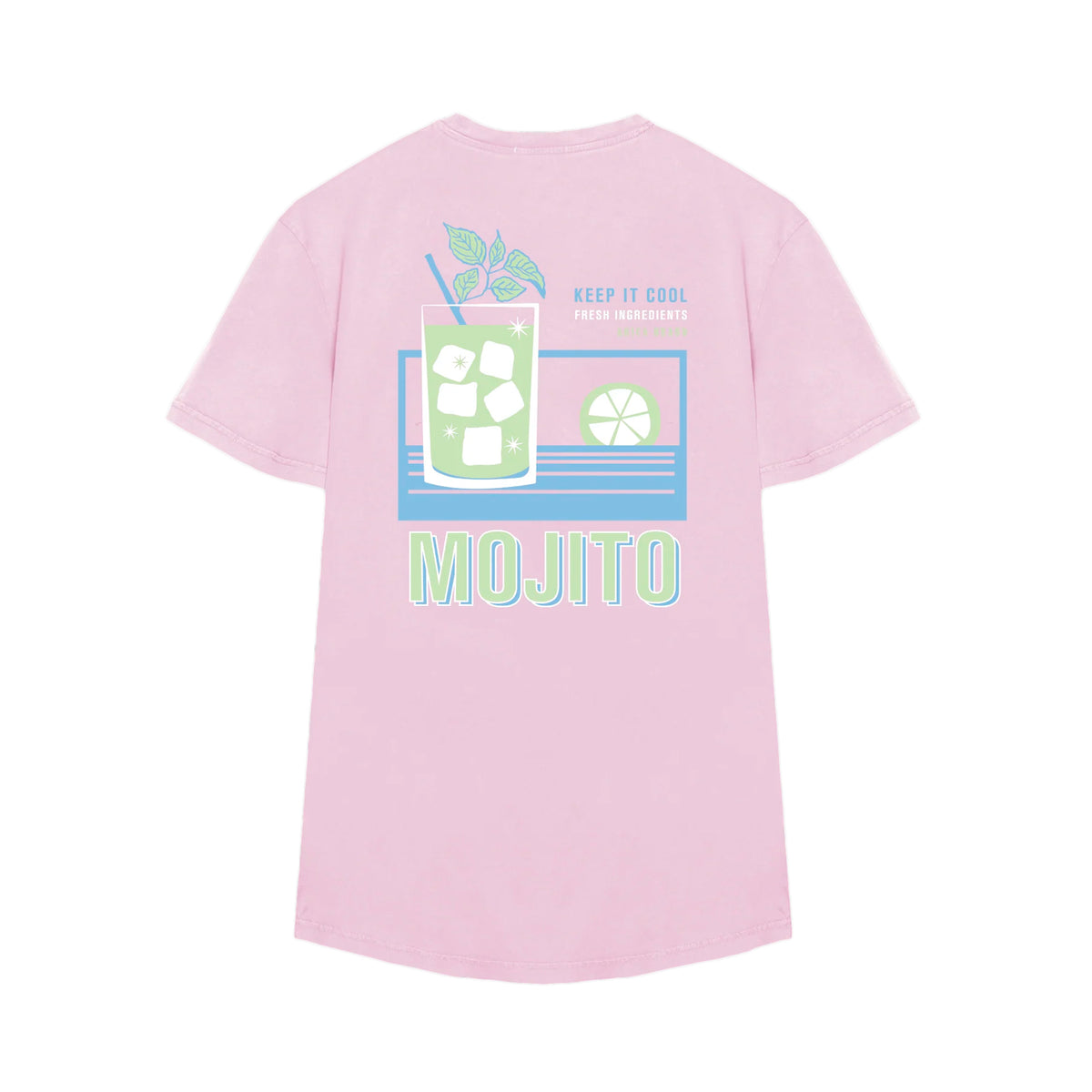 Camiseta Arica Brand - Mojito Pale Pink 🍸