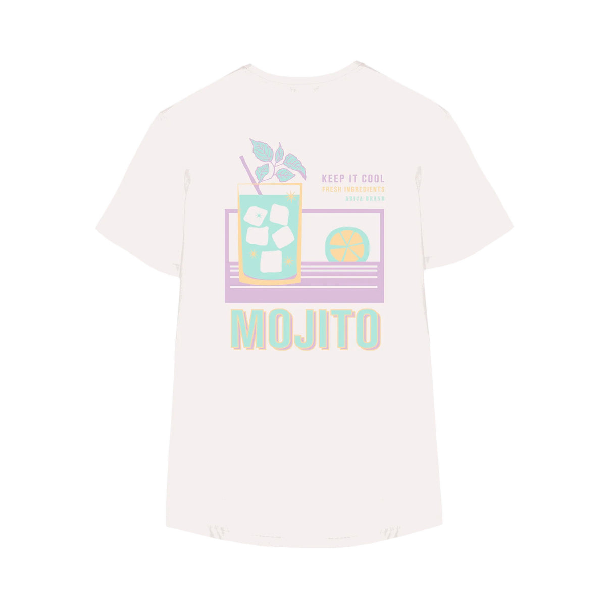 Camiseta Arica Brand - Mojito White 🍸